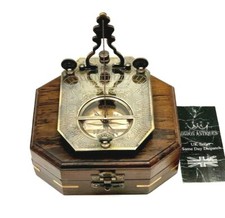 Antiker Messing 4" Sonnenuhr